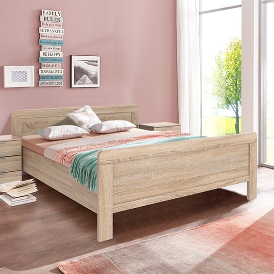 Read more about Newport wooden double bed in oak