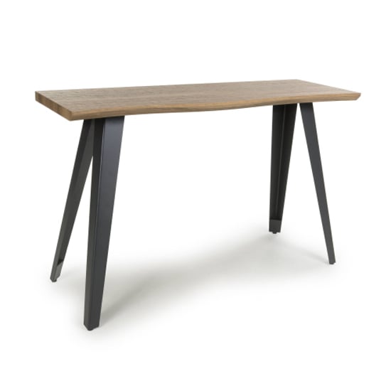 Read more about Niles curved wooden console table in natural