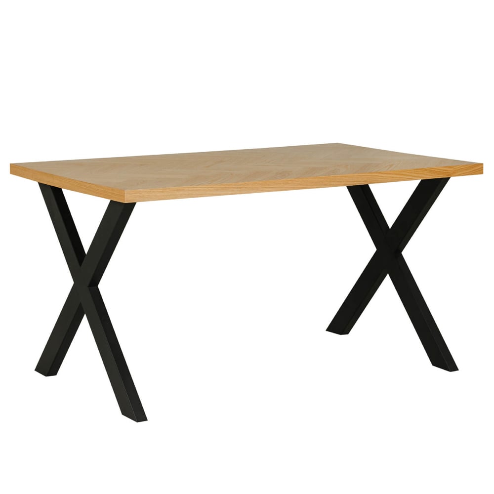 Read more about Niles wooden dining table 1400mm in natural oak