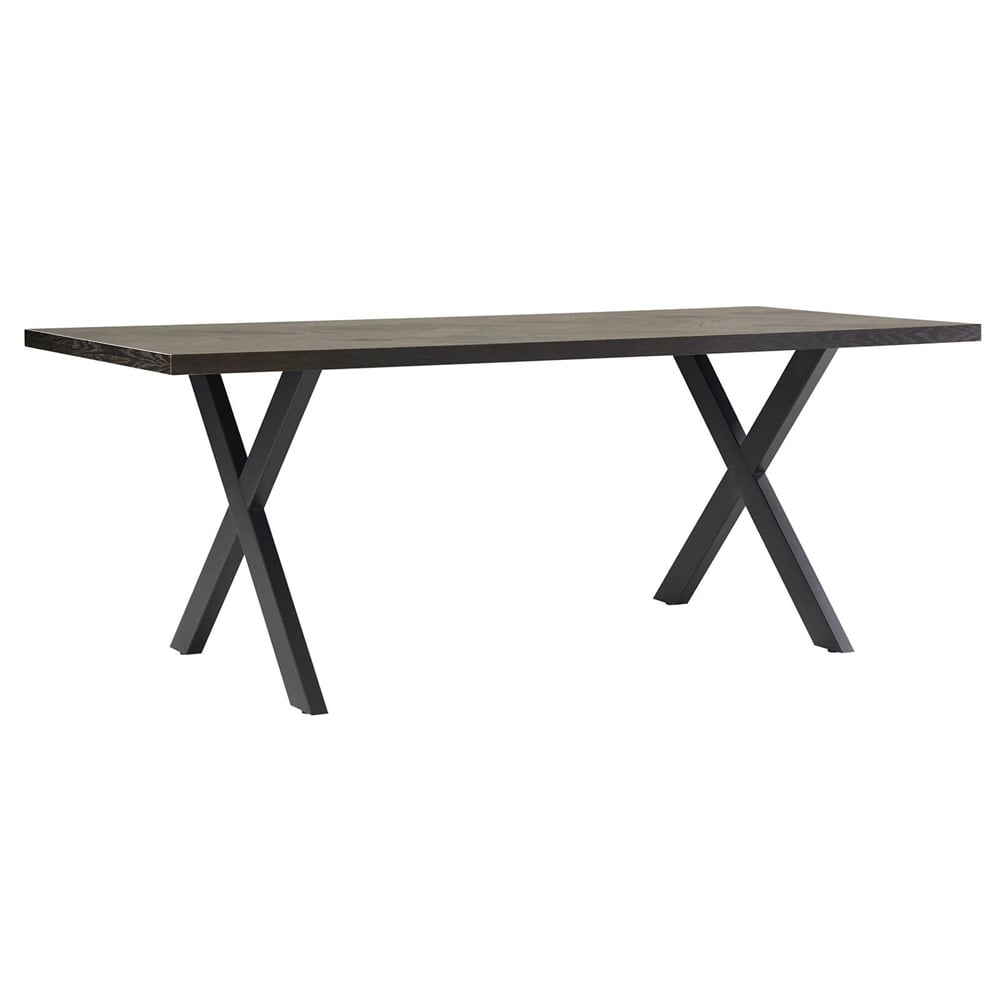 Read more about Niles wooden dining table 1400mm in smoked oak