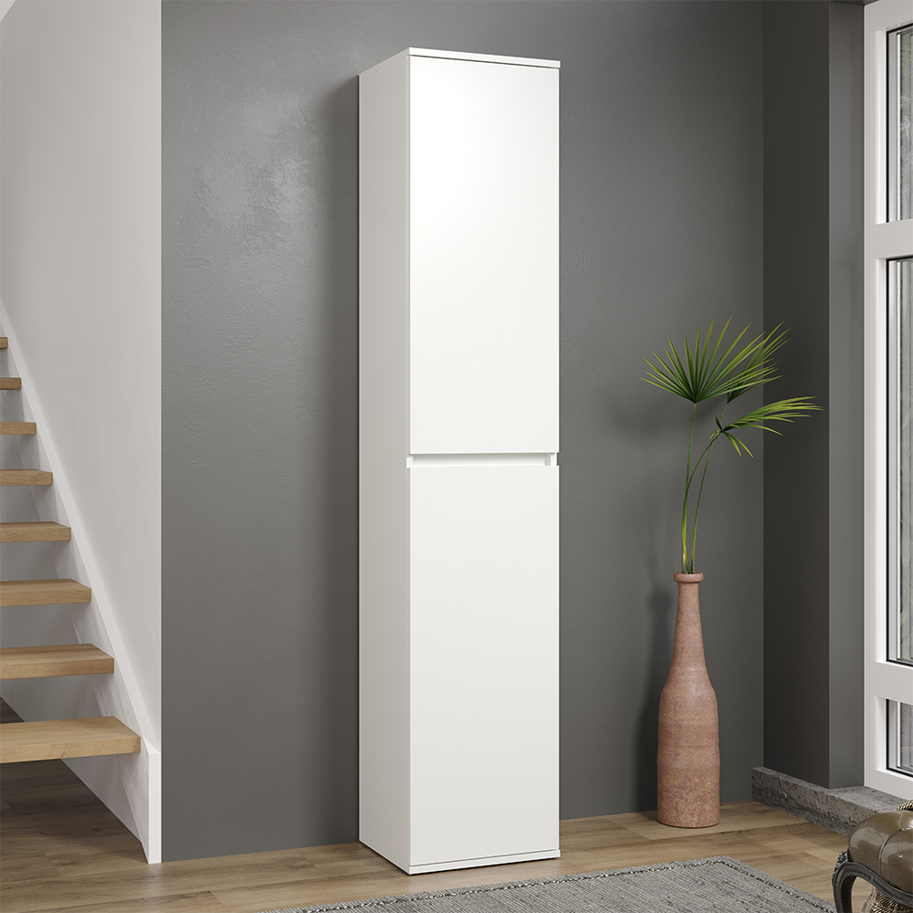 Nitra Wooden Hallway Storage Cabinet With 2 Doors In White