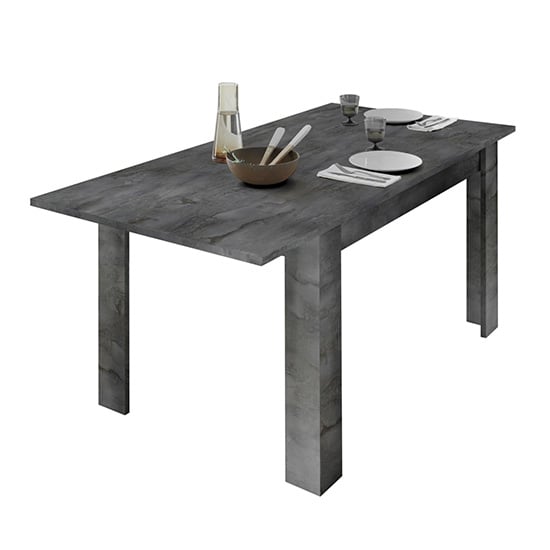 Photo of Nitro extending wooden dining table in oxide