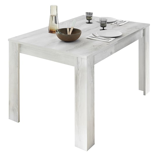 Read more about Nitro rectangular wooden dining table in white pine