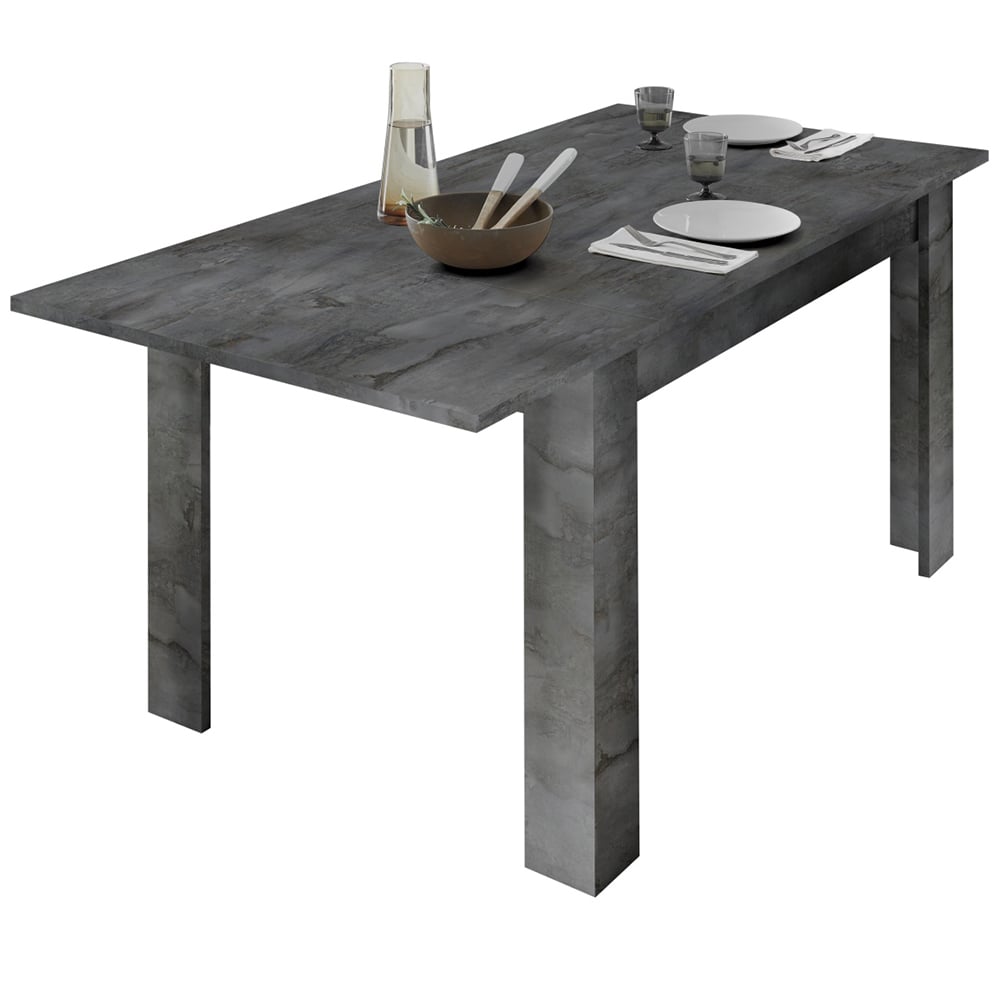 Nitro Wooden Extending Dining Table In Oxide