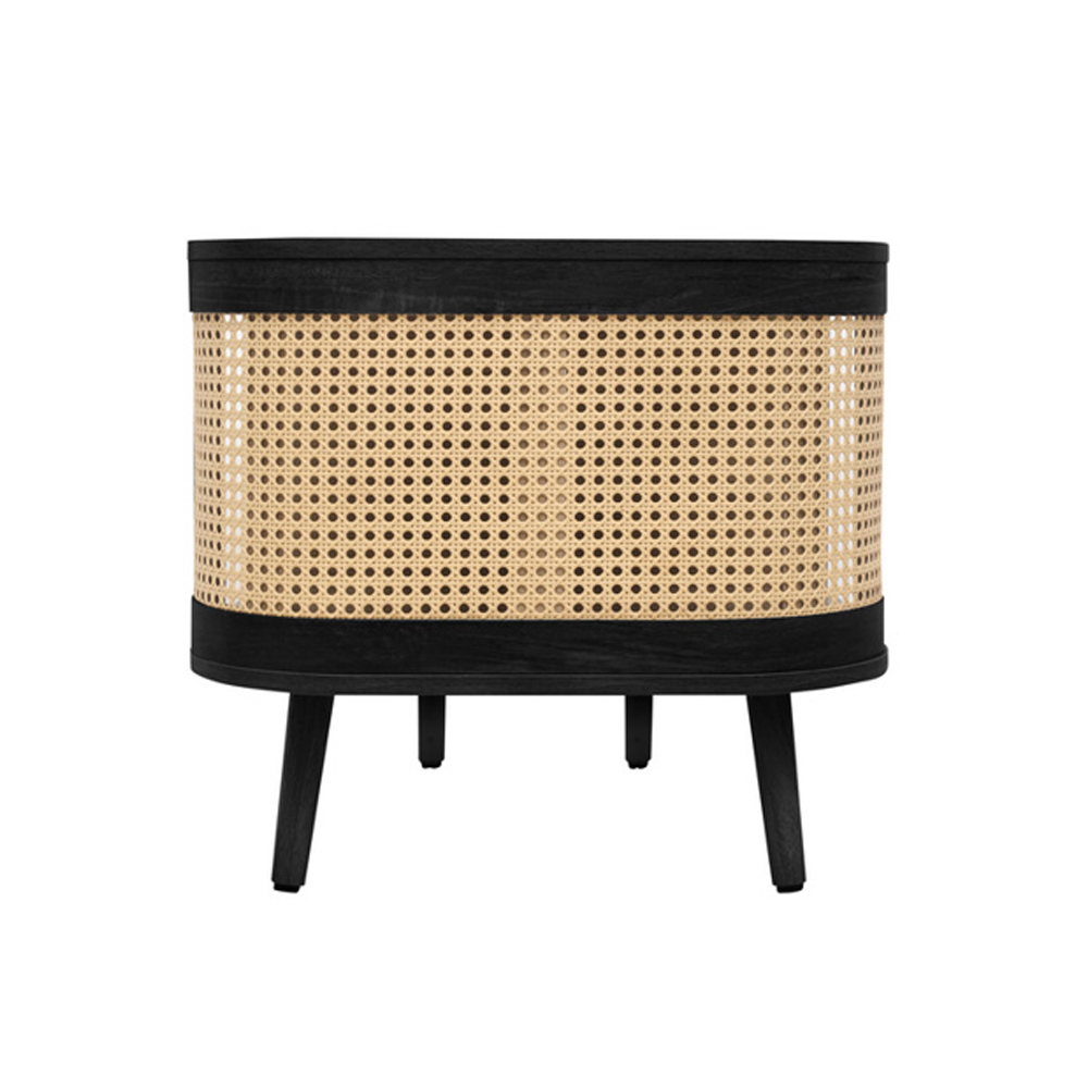 Niven Wooden Coffee Table in Black