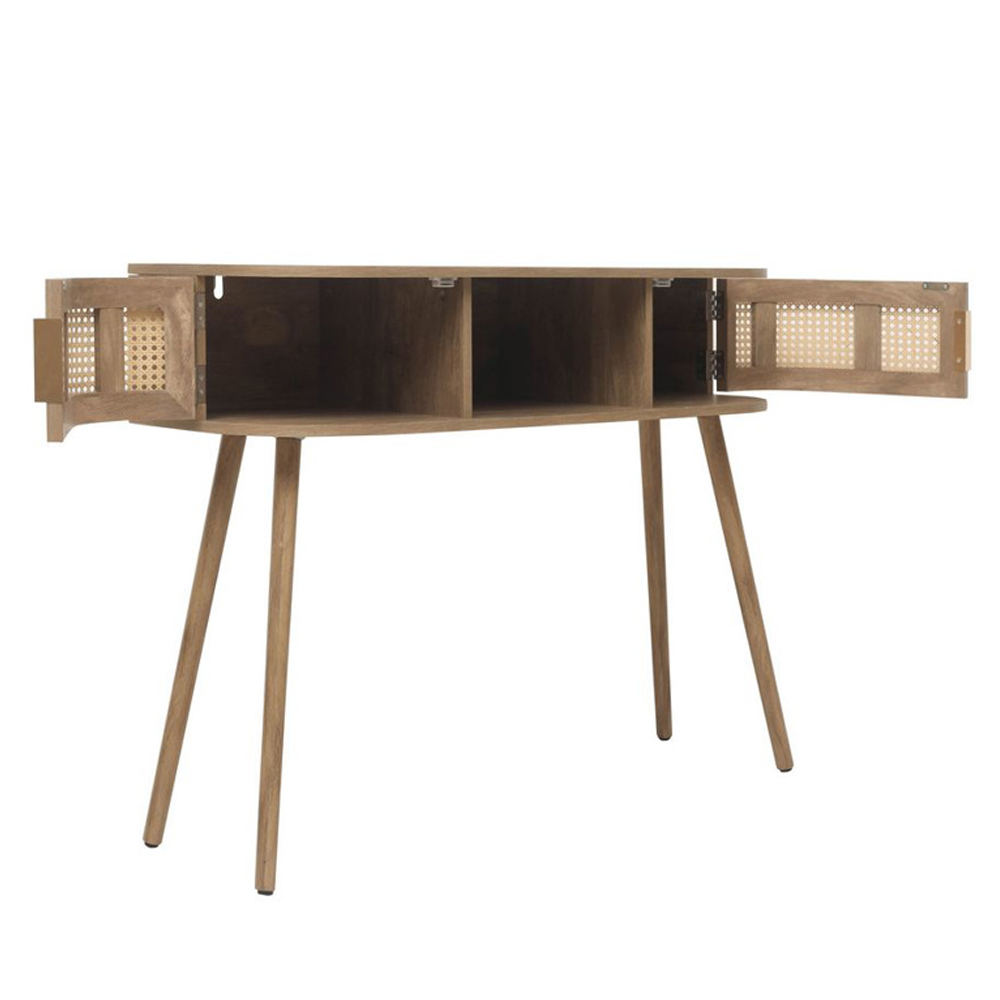 Niven Wooden Console Table in Oak