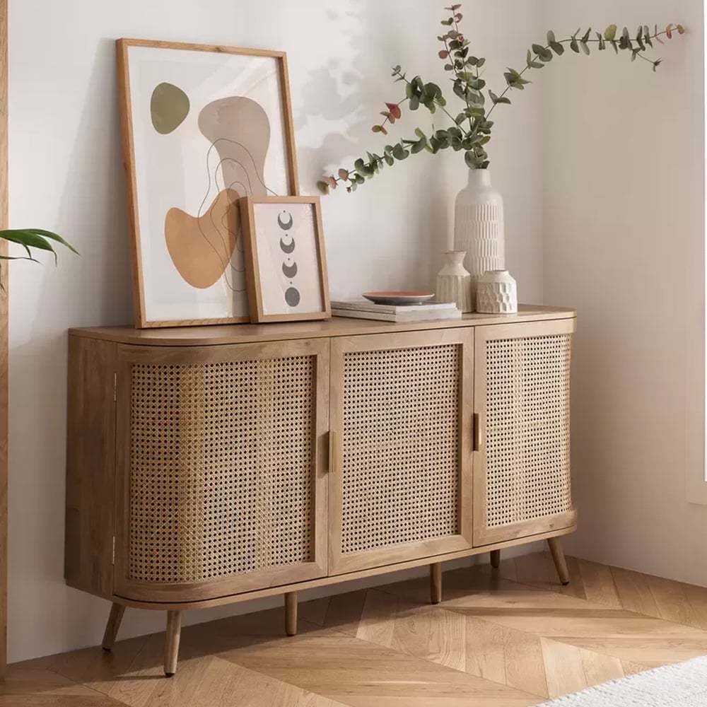 Read more about Nixa wooden sideboard with 3 doors in oak