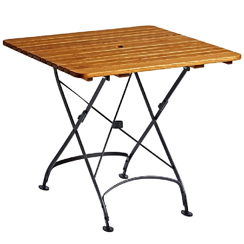 Product photograph of Noah Small Wooden Square Folding Dining Table In Natural from Furniture in Fashion