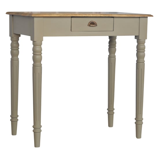 Read more about Nobly wooden study desk in grey with natural oak ish top