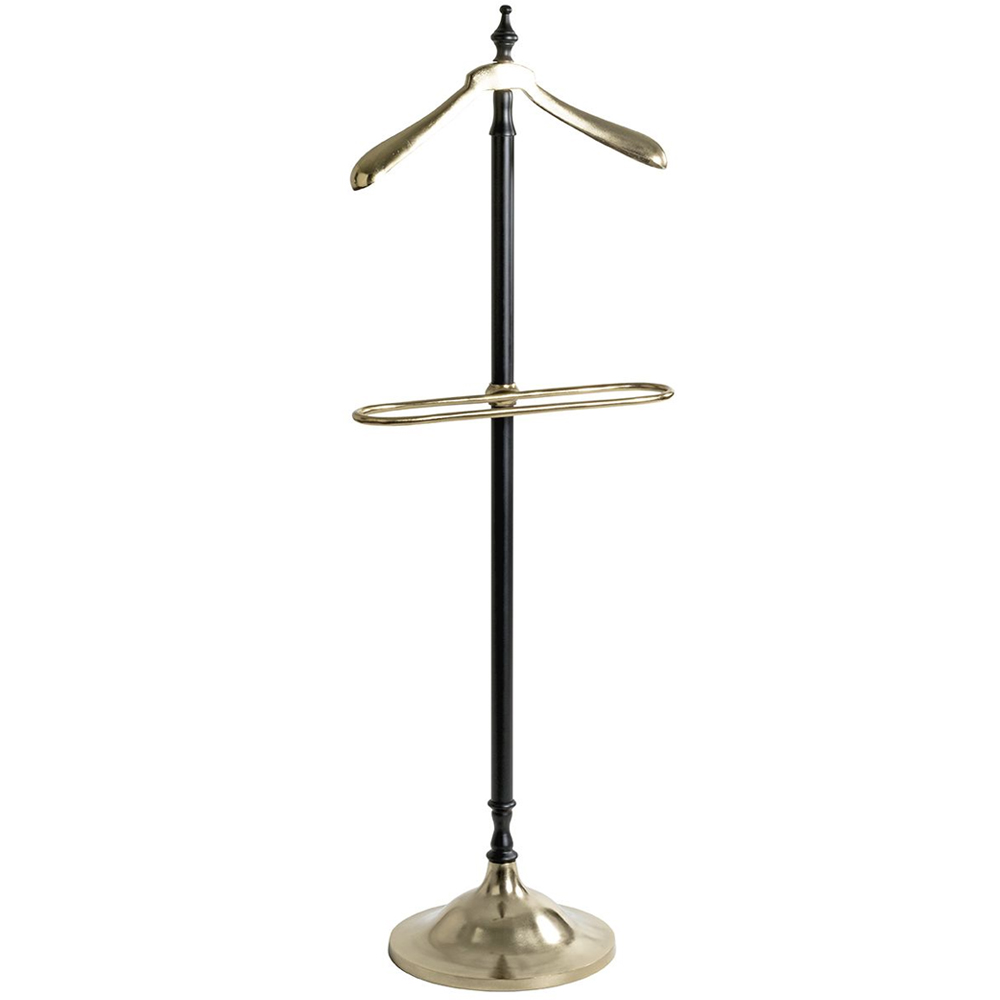 Nogales Metal Coat Stand In Gold And Black