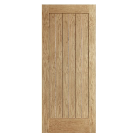 Product photograph of Norfolk 1981mm X 838mm External Door In Oak from Furniture in Fashion