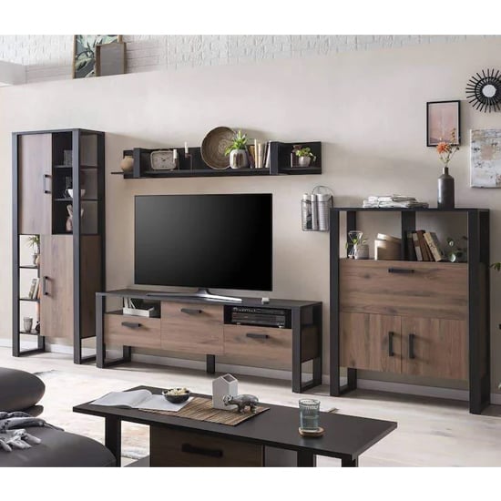 Photo of North wooden living room furniture set 1 in okapi walnut