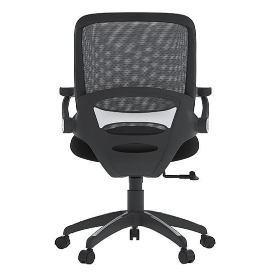 Northop Mesh Fabric Adjustable Home And Office Chair In Black_5