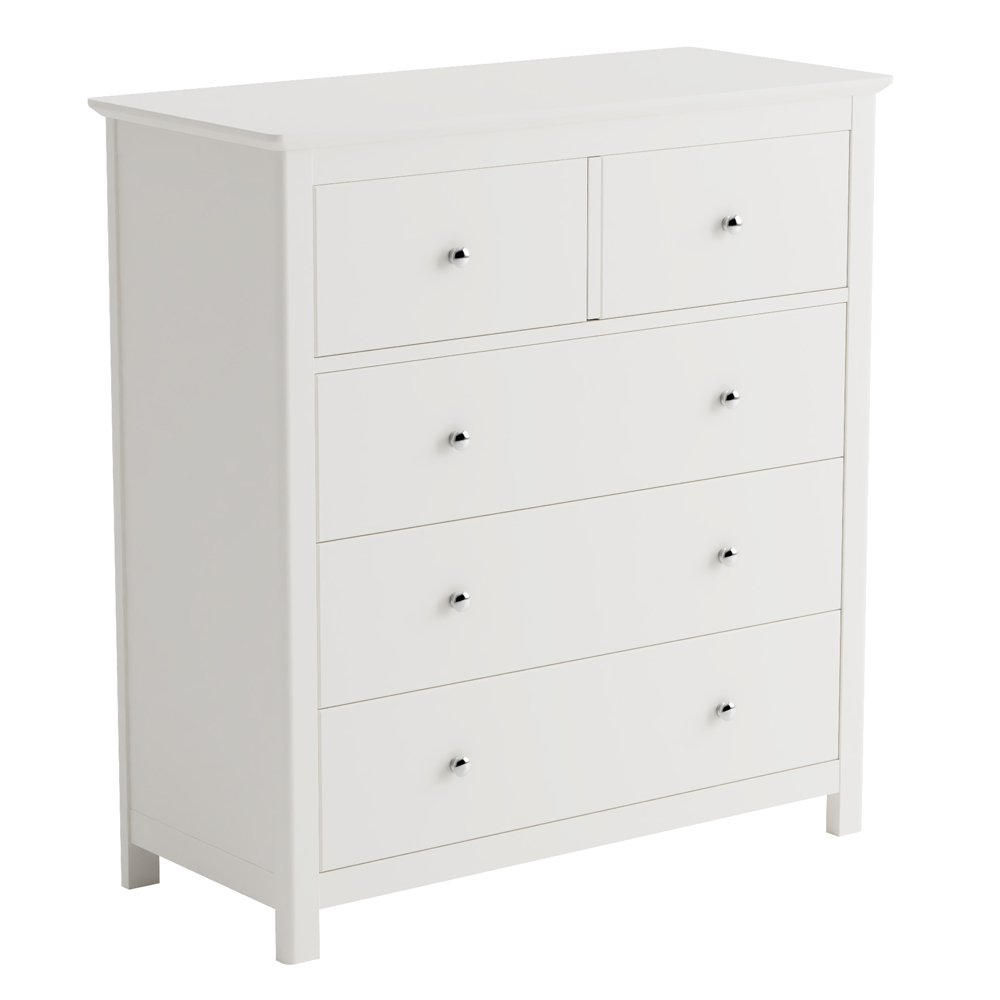Norton Wooden Chest Of 6 Drawers - White