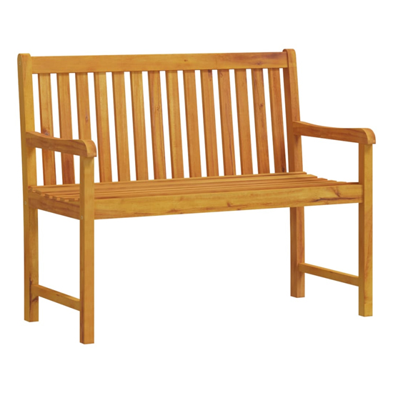 Nova 110cm Wooden Garden Seating Bench In Natural_2