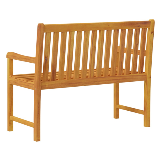 Nova 110cm Wooden Garden Seating Bench In Natural_5