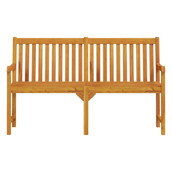 Nova 150cm Wooden Garden Seating Bench In Natural
