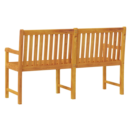 Nova 150cm Wooden Garden Seating Bench In Natural