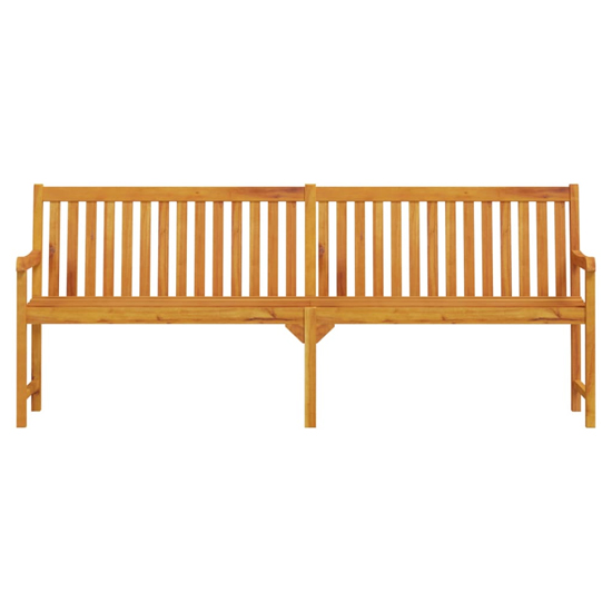 Nova 219cm Wooden Garden Seating Bench In Natural