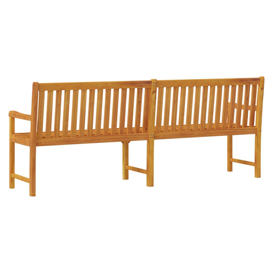 Nova 219cm Wooden Garden Seating Bench In Natural
