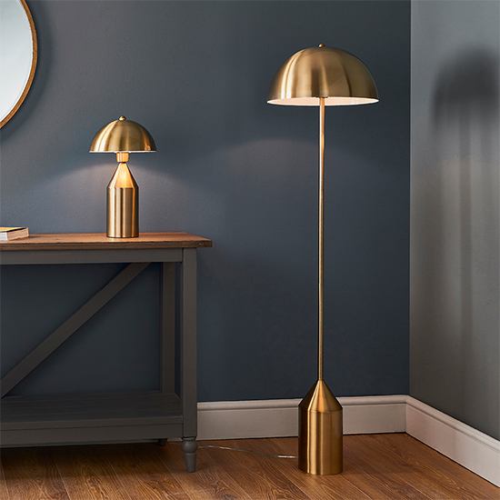 Nova Floor Lamp In Antique Brass And Gloss White_4