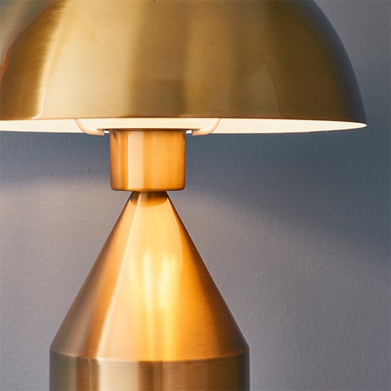 Nova Table Lamp In Antique Brass And Gloss White_2