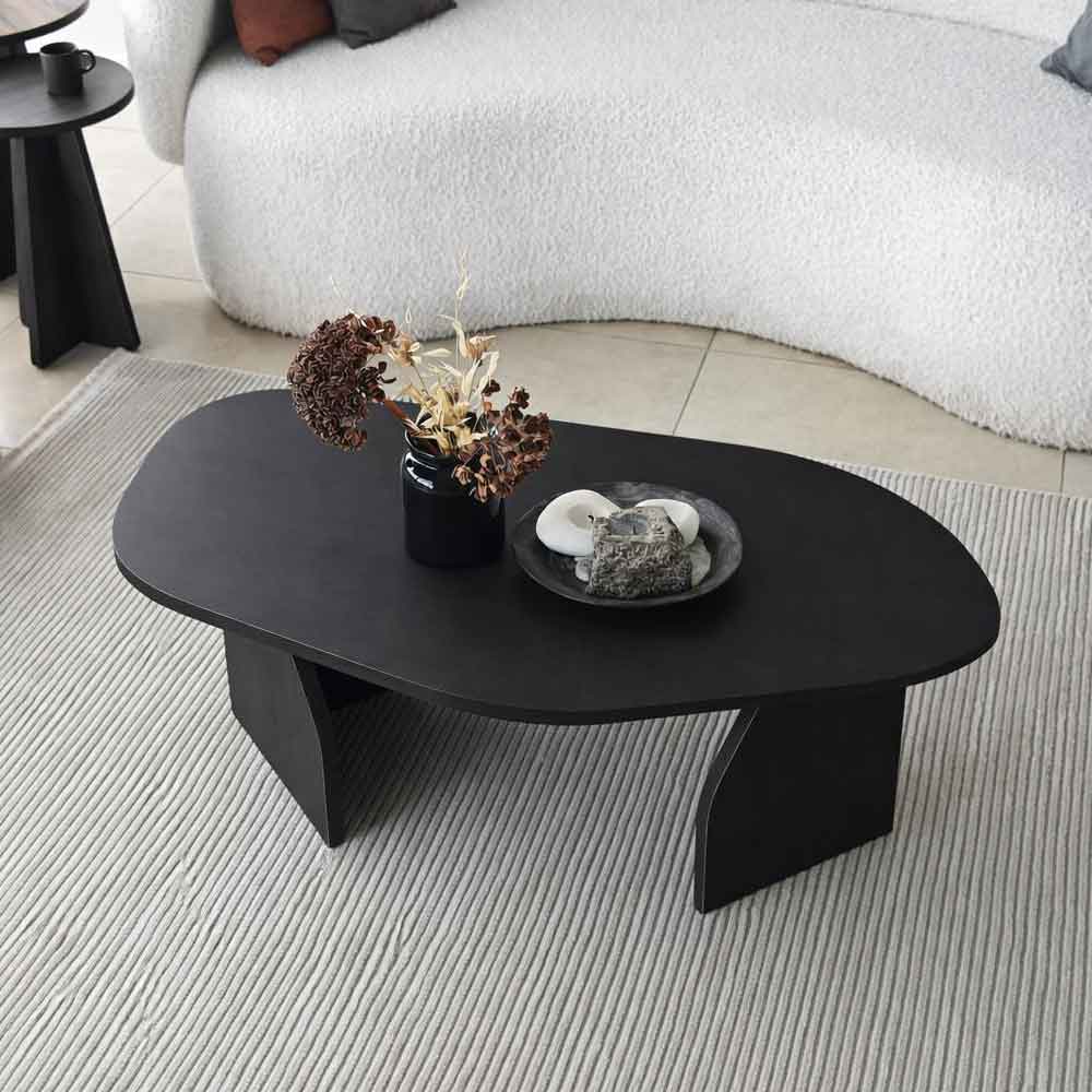 Nova Wooden Coffee Table in Black