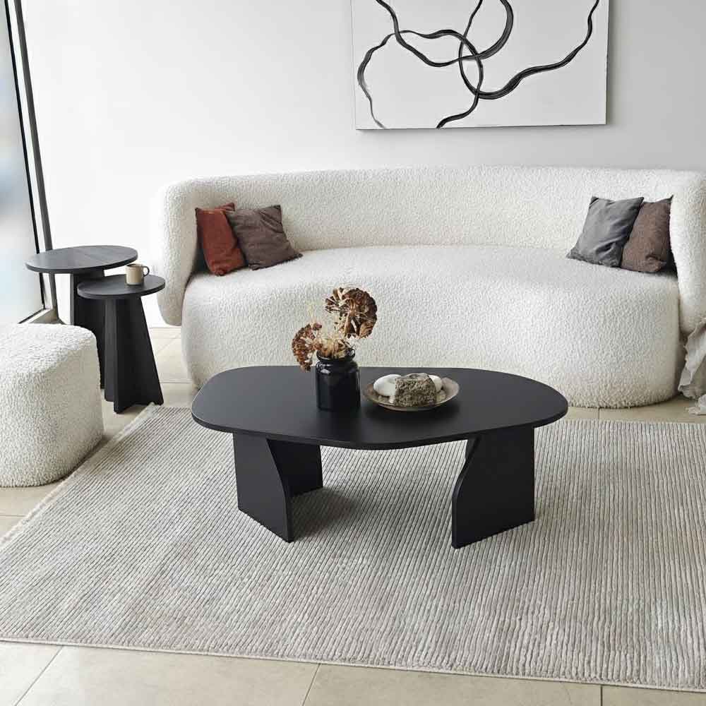 Nova Wooden Coffee Table in Black