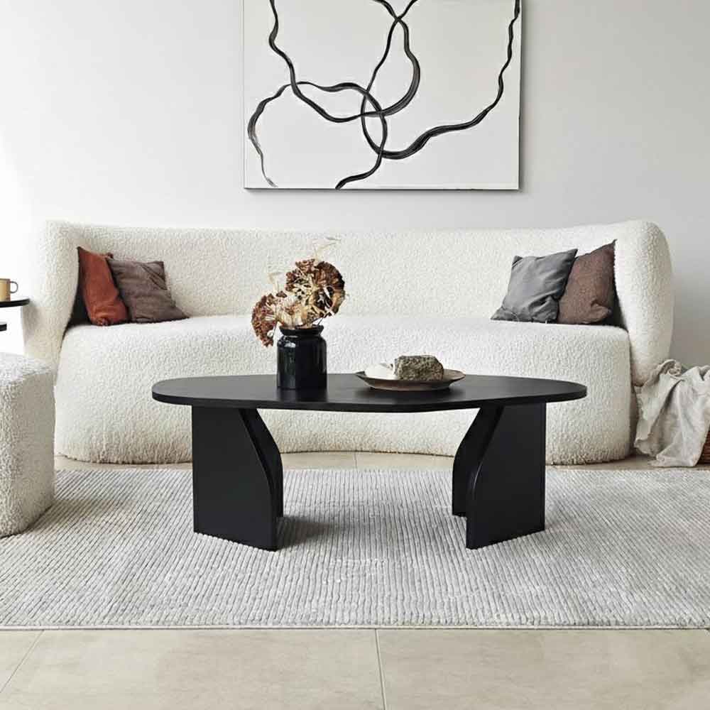 Nova Wooden Coffee Table in Black