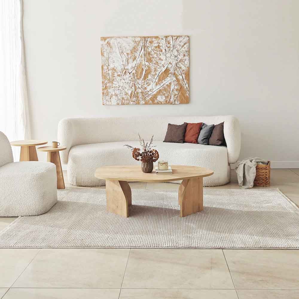 Nova Wooden Coffee Table in Sapphire Oak