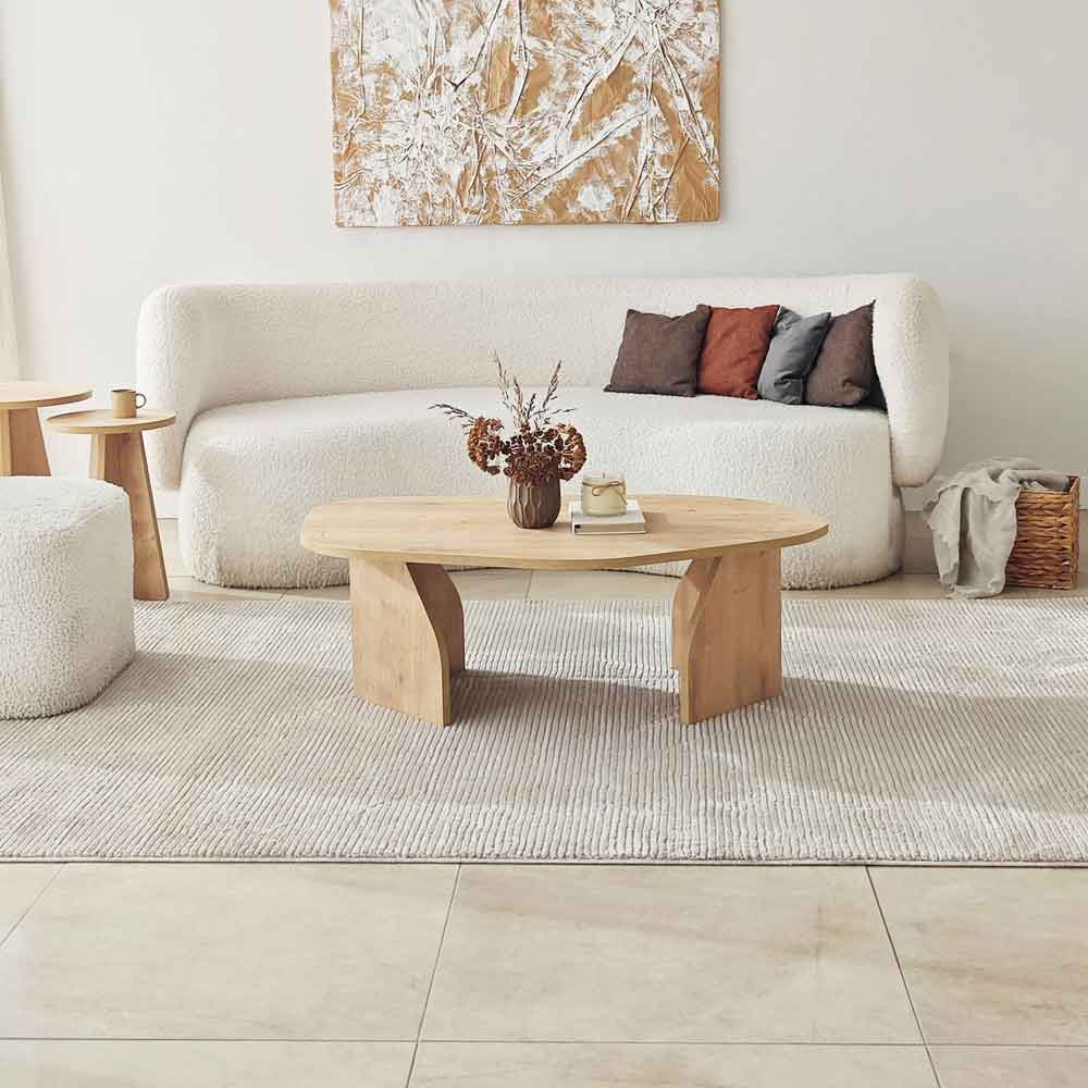 Nova Wooden Coffee Table in Sapphire Oak
