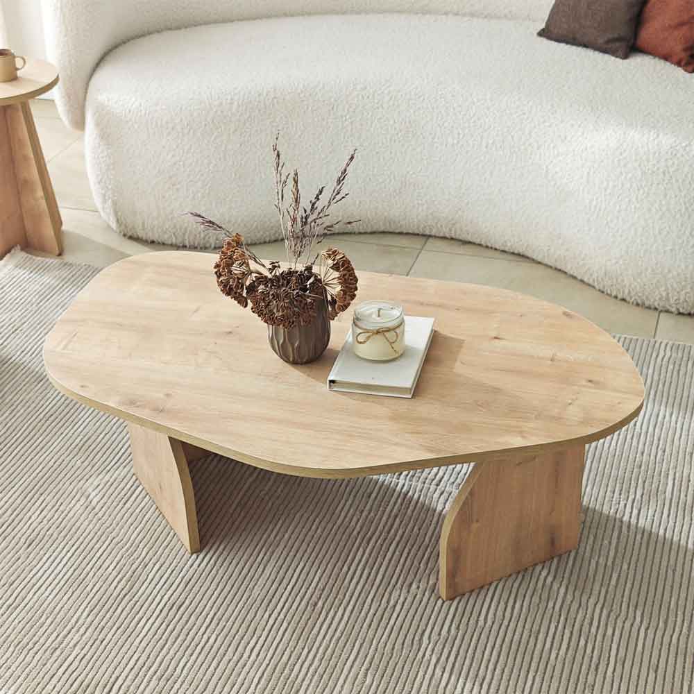 Nova Wooden Coffee Table in Sapphire Oak