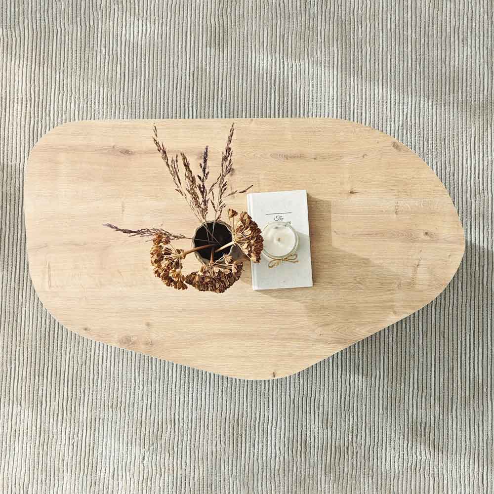 Nova Wooden Coffee Table in Sapphire Oak