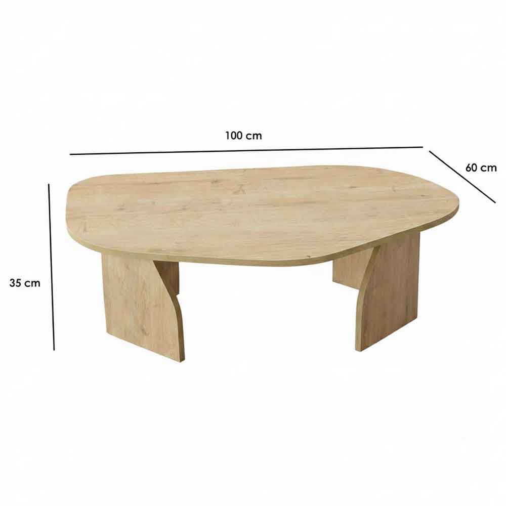 Nova Wooden Coffee Table in Sapphire Oak