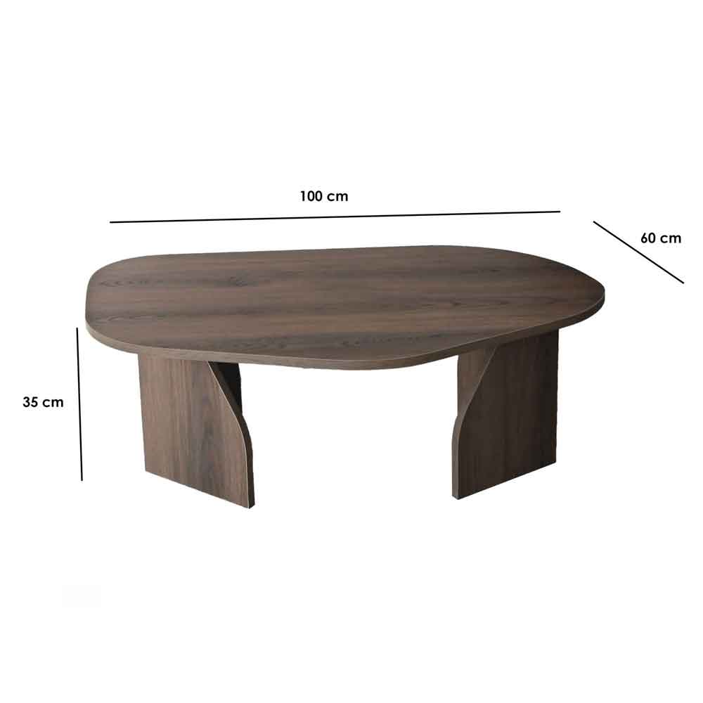 Nova Wooden Coffee Table in Walnut