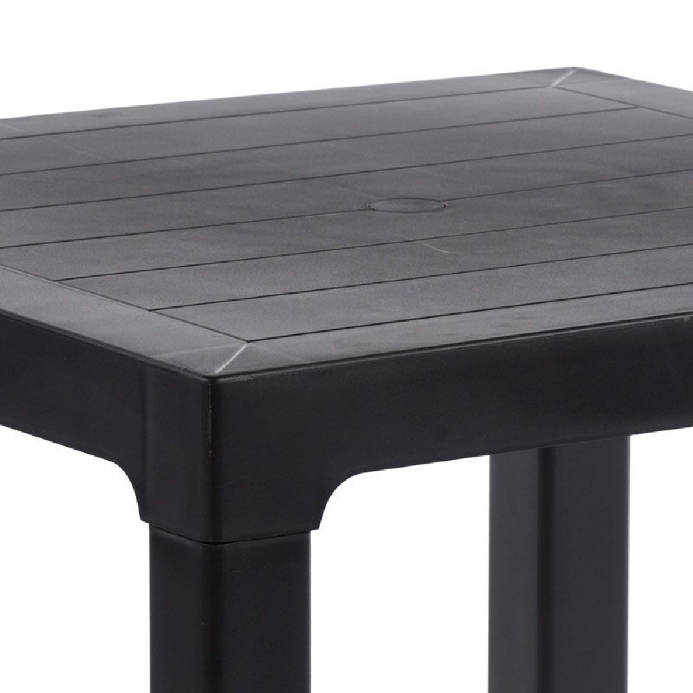 Novato Outdoor Polypropylene Dining Table In Anthracite