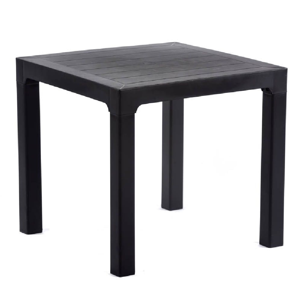 Product photograph of Novato Outdoor Polypropylene Dining Table In Anthracite from Furniture in Fashion