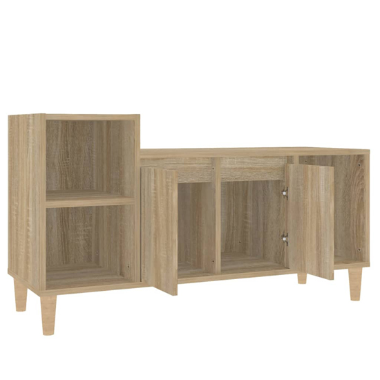 Novato Wooden TV Stand With 2 Doors In Sonoma Oak