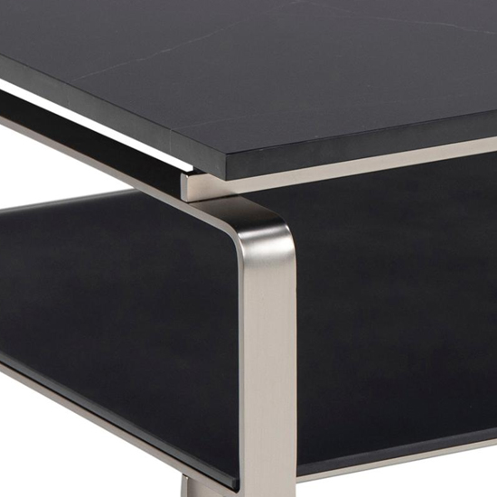 Noblesville Rectangular Marble Coffee Table In Marquina Black_4