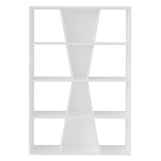 Nuneaton Medium Wooden Bookcase In White