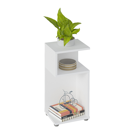 Nuneaton Wooden Plant Stand In White_2