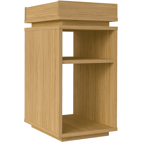 Nuneaton Wooden Storage Side Table In Oak Effect_4