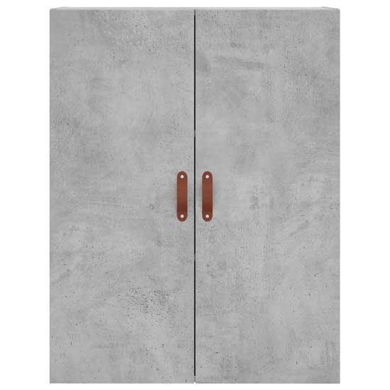 Nuuk Wooden Sideboard Wall Mounted With 4 Doors In Concrete Effect