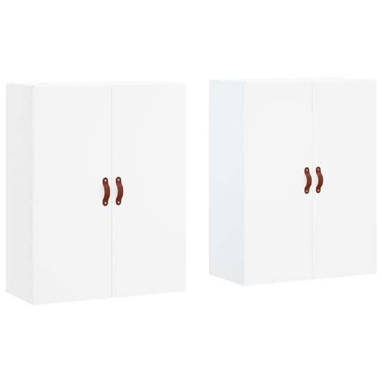 Nuuk Wooden Sideboard Wall Mounted With 4 Doors In White