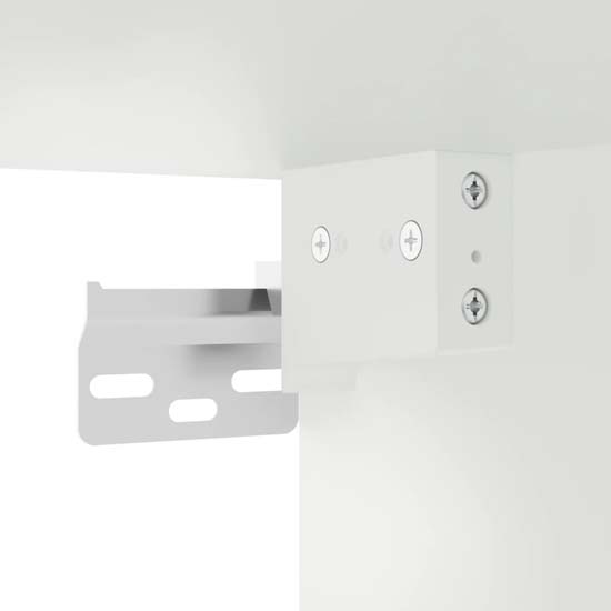 Nuuk Wooden Sideboard Wall Mounted With 4 Doors In White