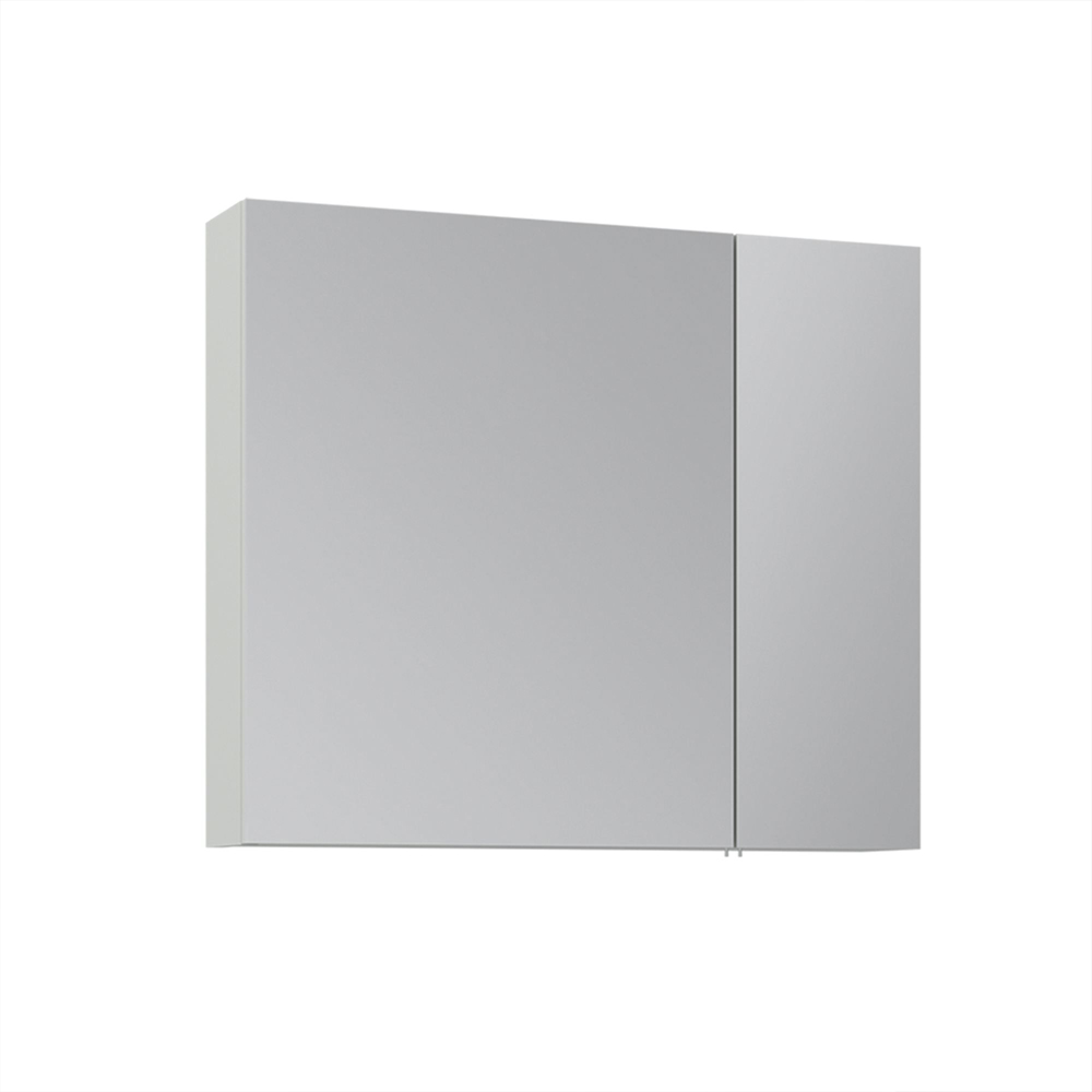 Nuvola 750mm Wooden Bathroom Mirror Cabinet in Cashmere
