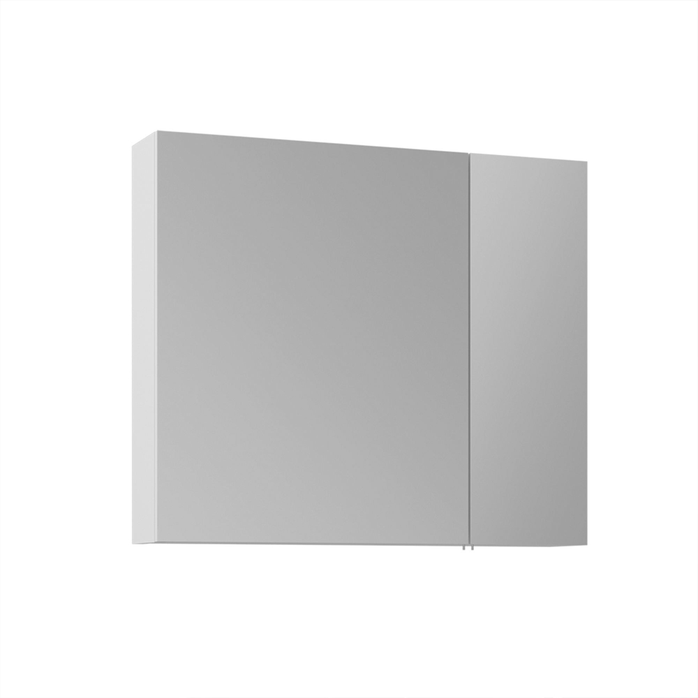 Nuvola 750mm Wooden Bathroom Mirror Cabinet in White