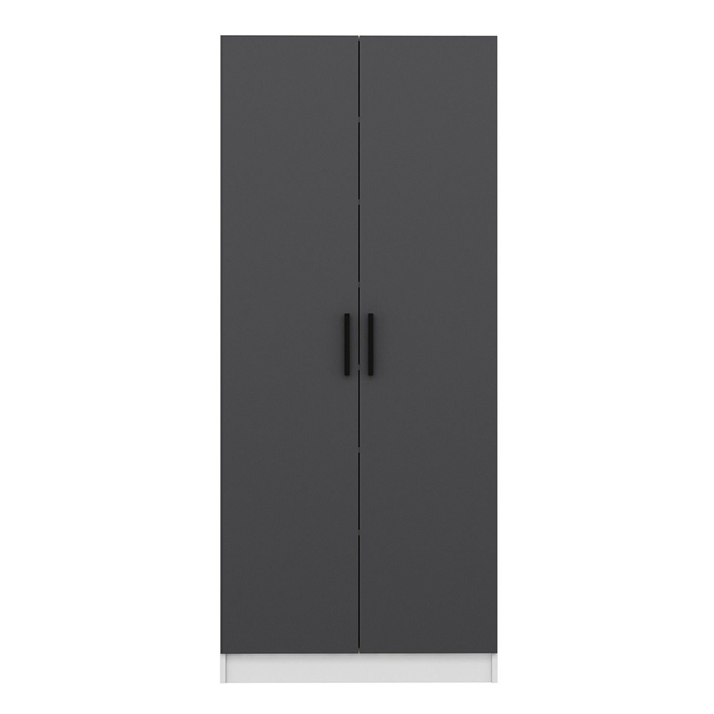 Nylor Wooden Hallway Storage Furniture with 2 Doors in Anthracite