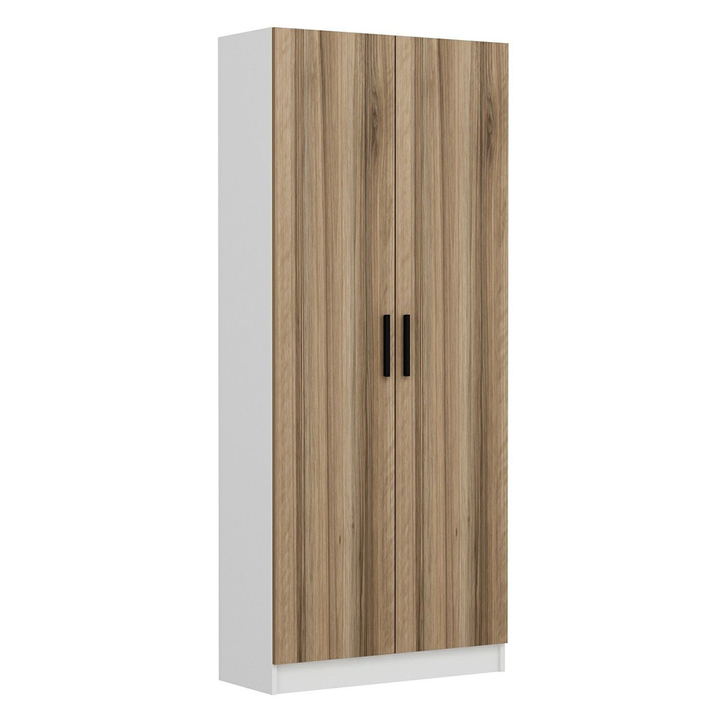 Nylor Wooden Hallway Storage Furniture with 2 Doors in Walnut