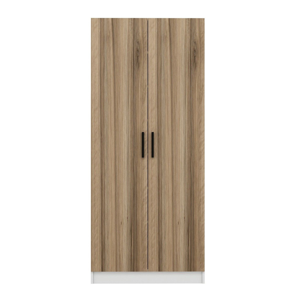 Nylor Wooden Hallway Storage Furniture with 2 Doors in Walnut